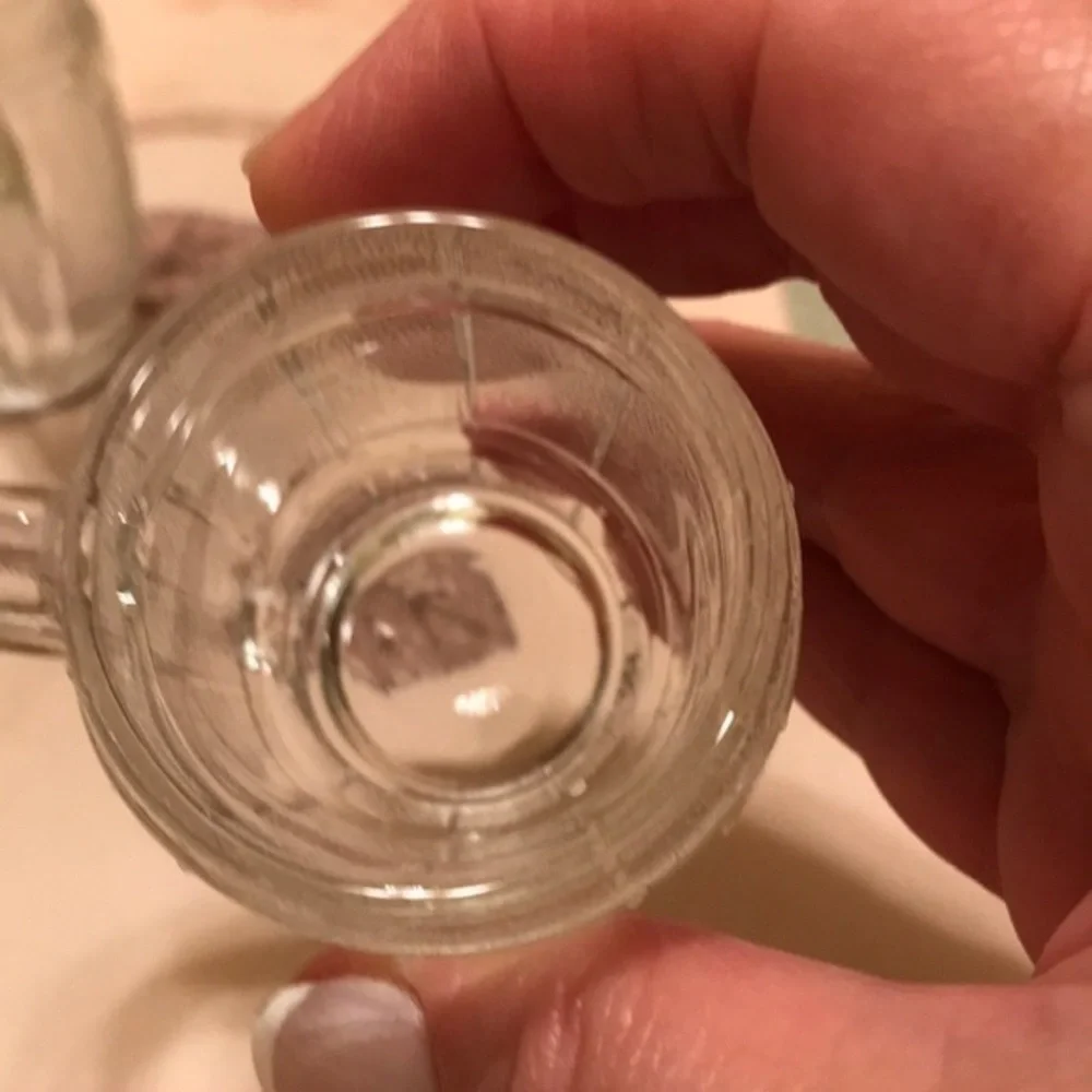 Vintage pair barrel shot glasses